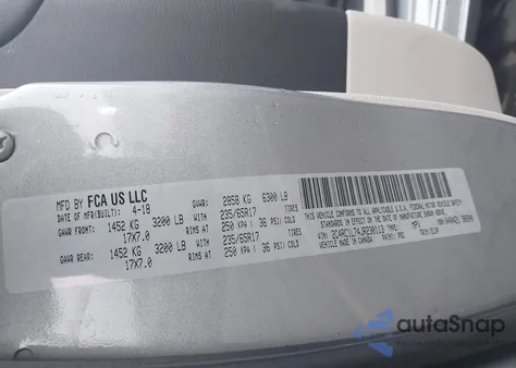 2018 Chrysler Pacifica Hybrid Touring L from USA, damaged, VIN 2C4RC1L74JR230113